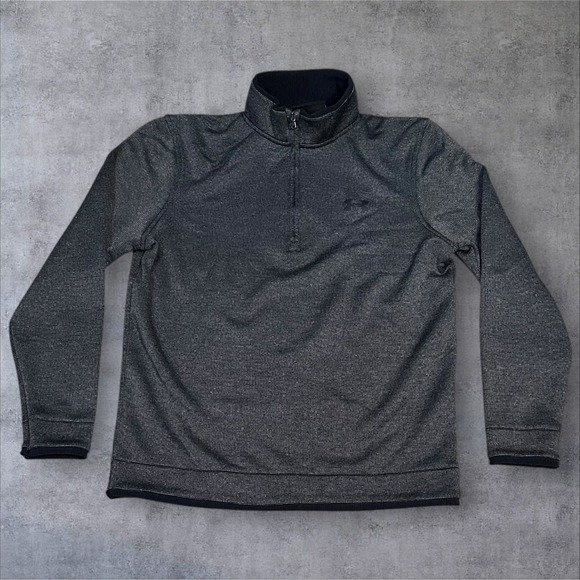 Under Armour Other - Under Armour Golf 1/4 Zip Pullover Heather Grey Athletic Men's Sweater‎ Top